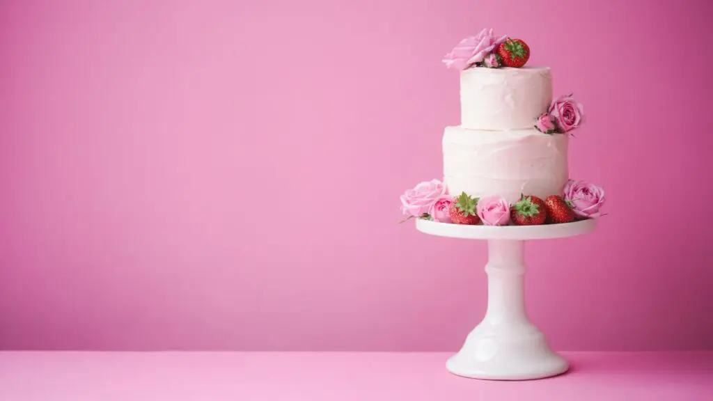 What is a traditional wedding cake